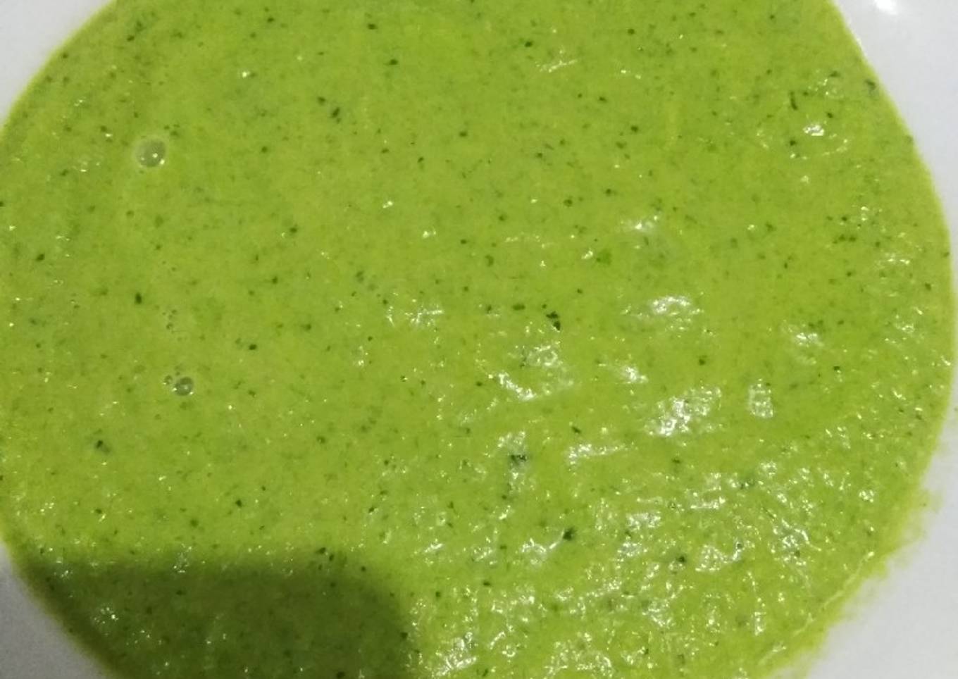 Salsa verde cremosa