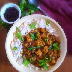 A picture of Cauliflower pepper gravy.