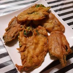 A picture of Spinach pakora.