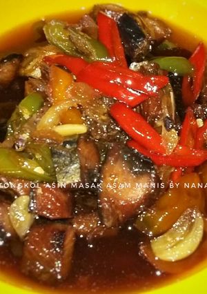 Foto resep Ikan tongkol asin masak asam manis
