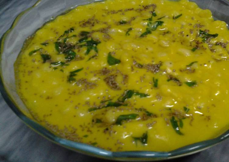 Recipe of Delicious Boondi Ki kadhi