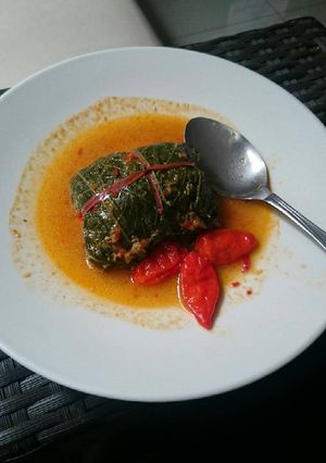 Foto resep Buntil daun singkong