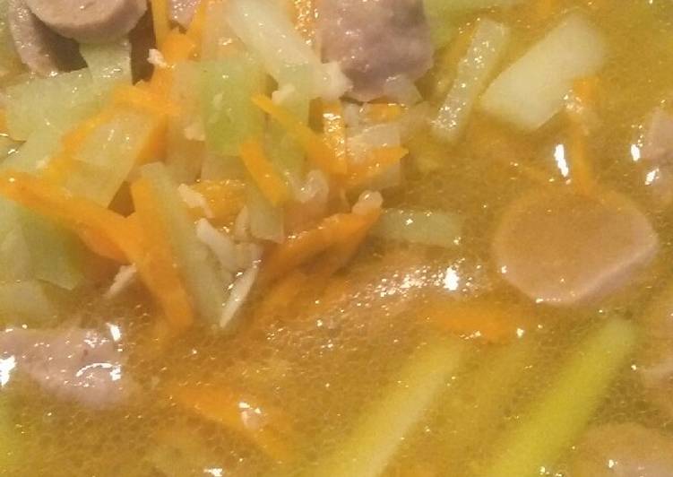 Resep Labu Siam Tumis kuah kuning Anti Gagal