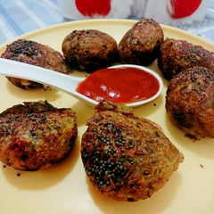 Palak ke appe A picture of Palak ke appe.