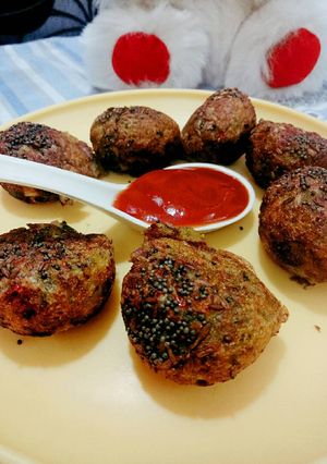 A picture of Palak ke appe.