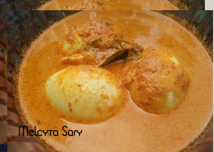 Resep Gulai telur bulat, Enak Banget