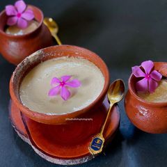 Vegan Baked Misti Doi A picture of Vegan Baked Misti Doi.