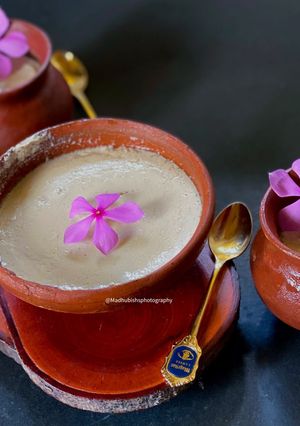 A picture of Vegan Baked Misti Doi.