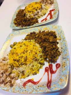 عکسی از دستور پلو عدس