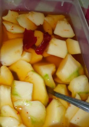Foto resep Asinan mangga simpel