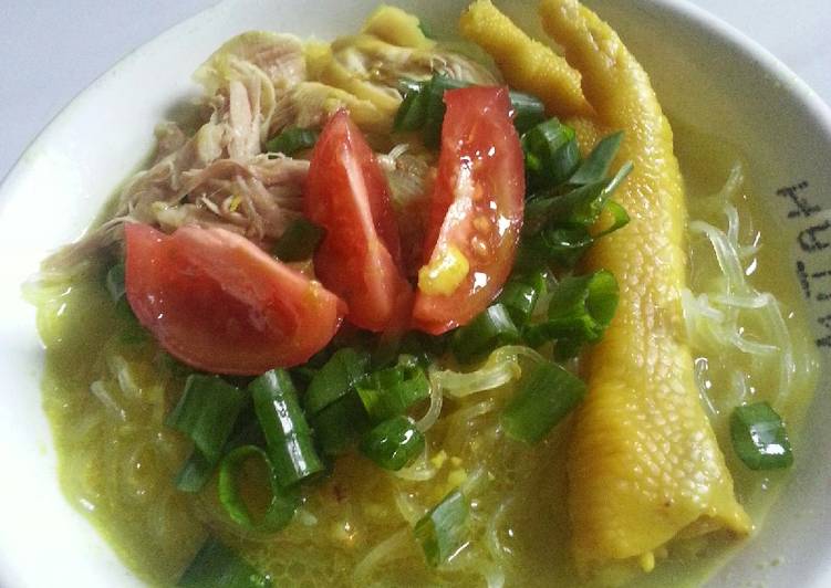 Cara Gampang Membuat Soto ceker ayam Anti Gagal