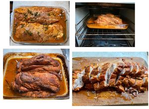 Una foto de Chanchito al horno sin sillao 😃