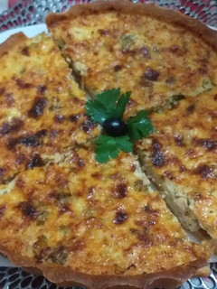 صورة لوصفة كيش بالدجاج 🥧