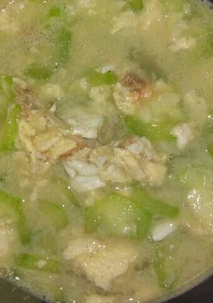 Foto resep Sup oyong telur