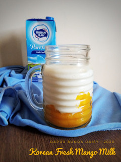 Foto resep Korean Fresh Mango Milk