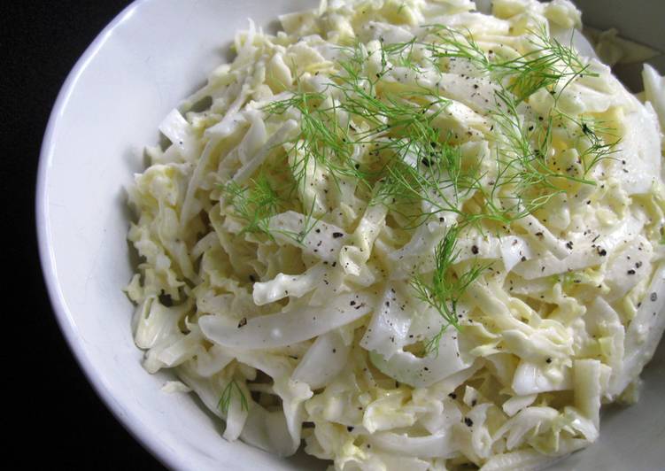 Recipe of Perfect Fennel & Apple Coleslaw