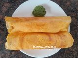 Green gram dal,Masoor dal,Rava dosa