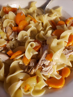 A picture of Chicken n Noodles.
