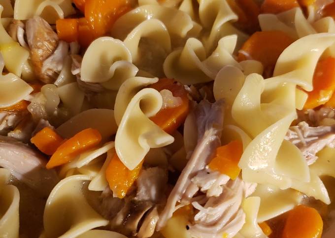 Step-by-Step Guide to Make Super Quick Homemade Chicken n Noodles