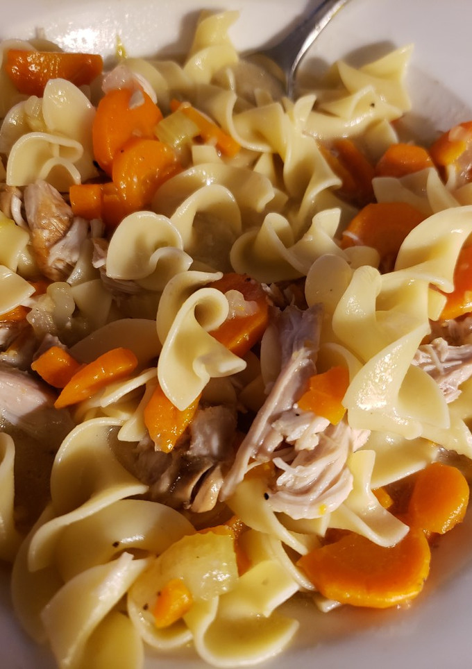 A picture of Chicken n Noodles.