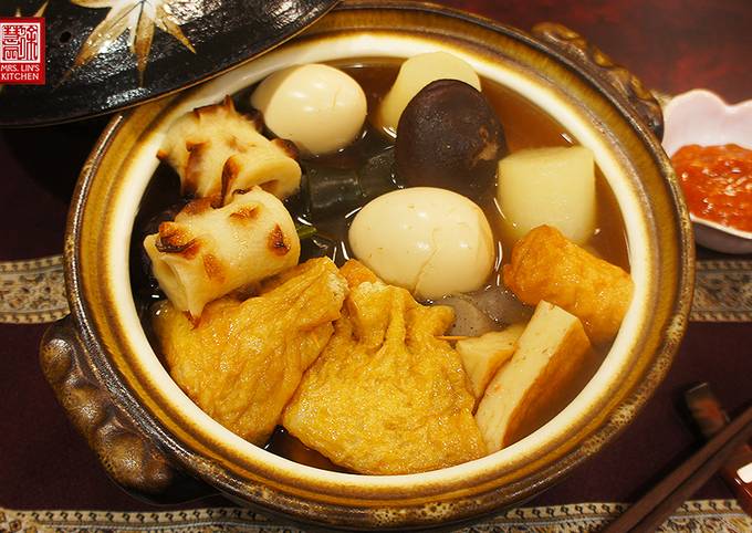 Large Pot of Oden, a Japanese Winter Dish Stock Image - Image of