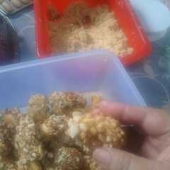 Biji kurma (kue kering karamel kacang)-レシピのメイン写真