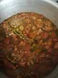 Sopa de setas con flor de calabaza