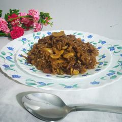 A picture of Sweet Jaggery Rice.
