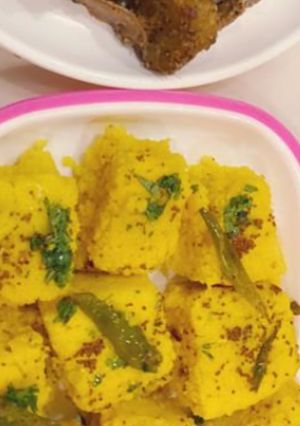 A picture of Dhokla.
