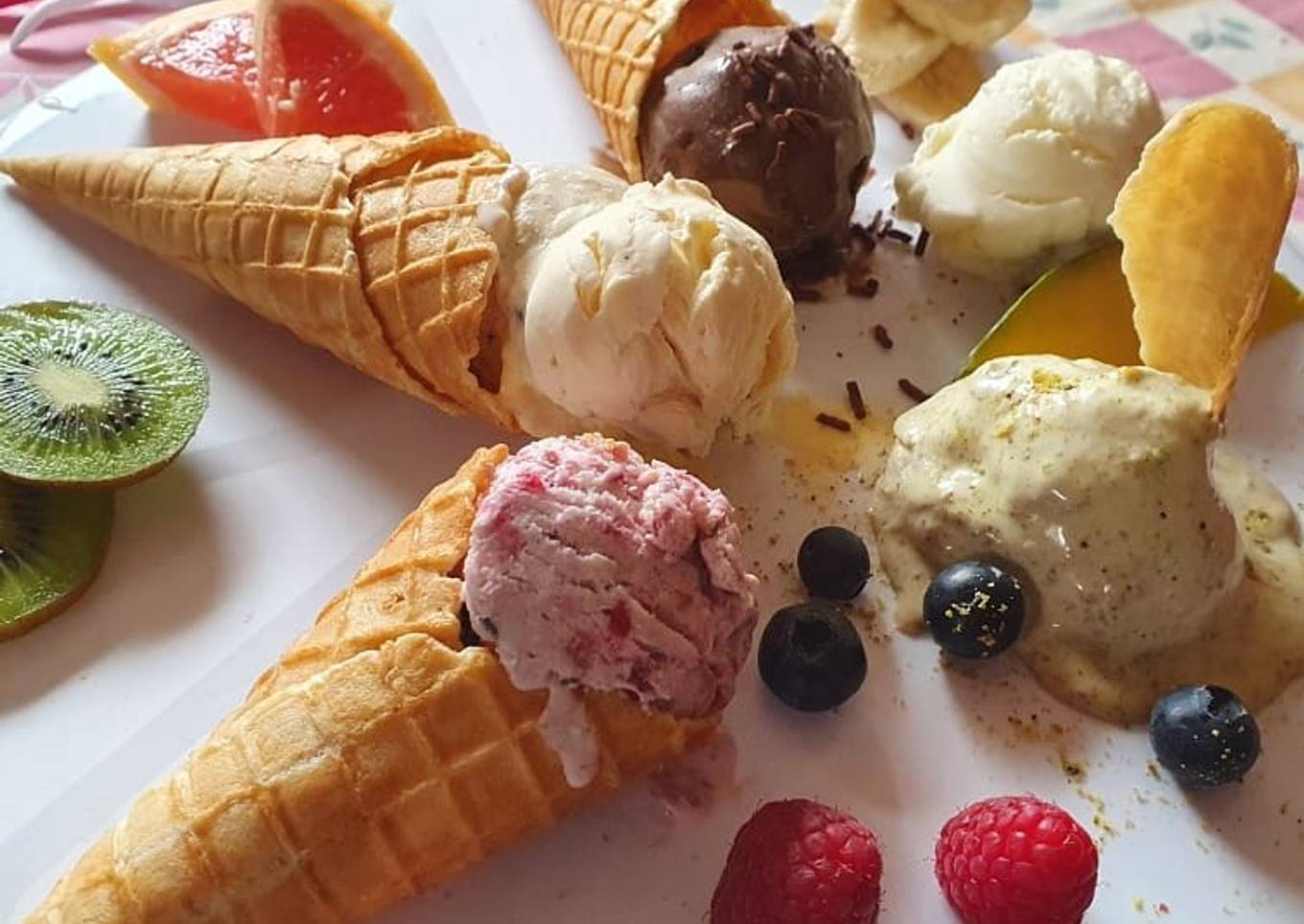 Glace maison Avec 3 ingrédients 🇮🇹