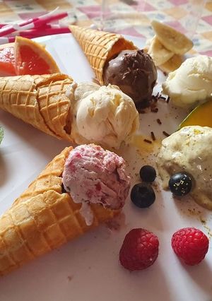 Une photo de Glace maison Avec 3 ingrédients 🇮🇹
