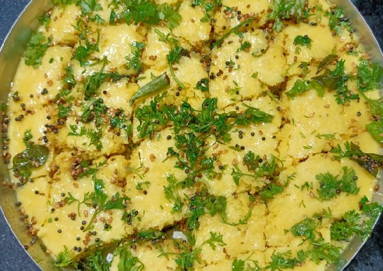 Recipe of Super Quick Homemade Khaman Dhokla