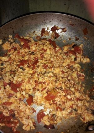 A picture of Scrambled eggs.