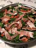Salade de cresson à la tomate et jambon cru de la forêt noire