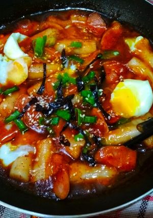 Foto resep Tteokbokki Sosis
