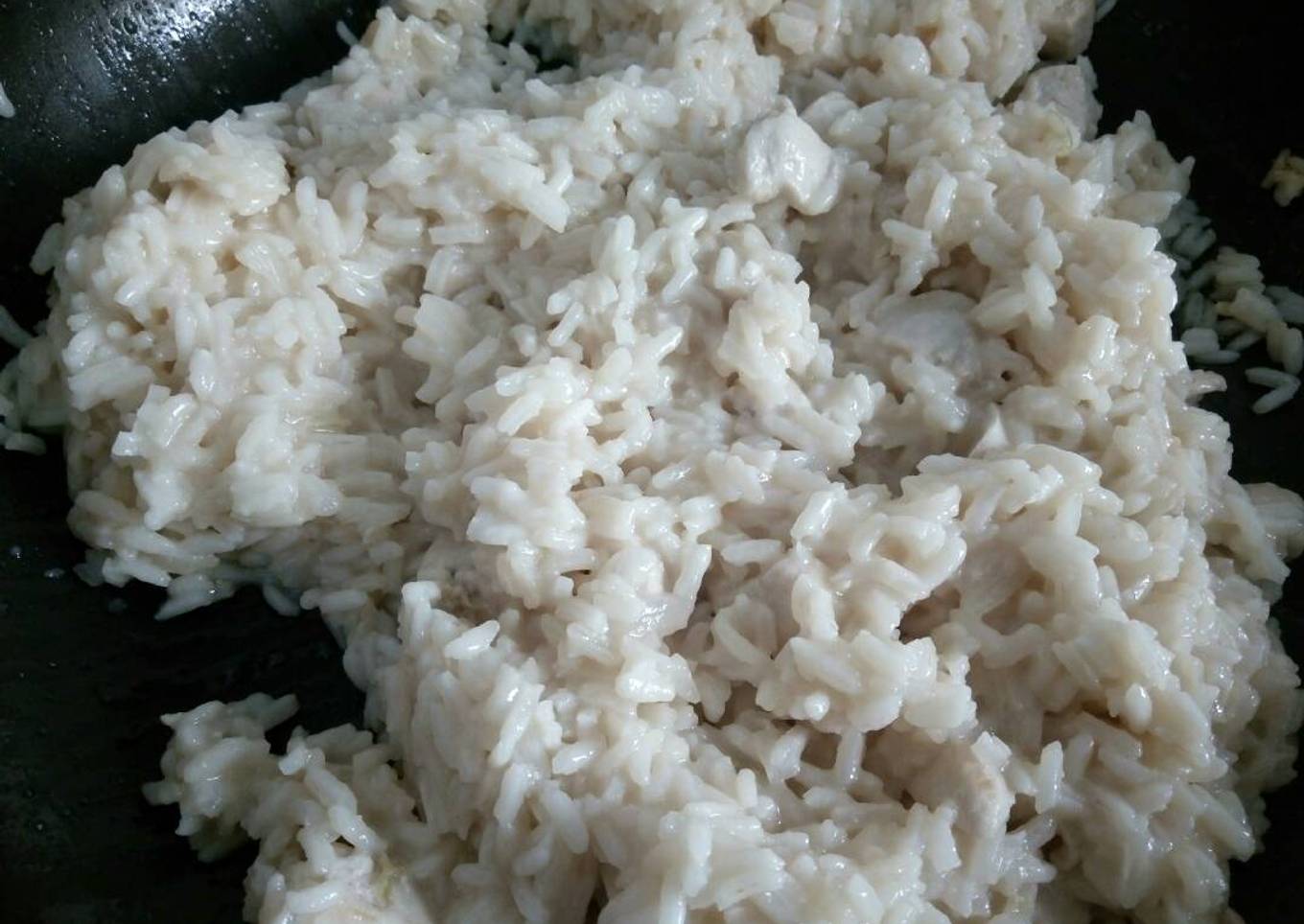 Risotto con pollo