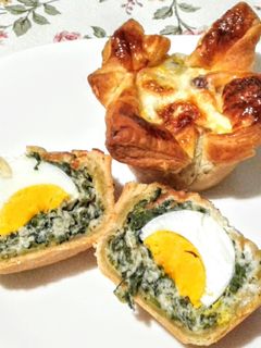 Spenótos   tésztakosárka recept fotója