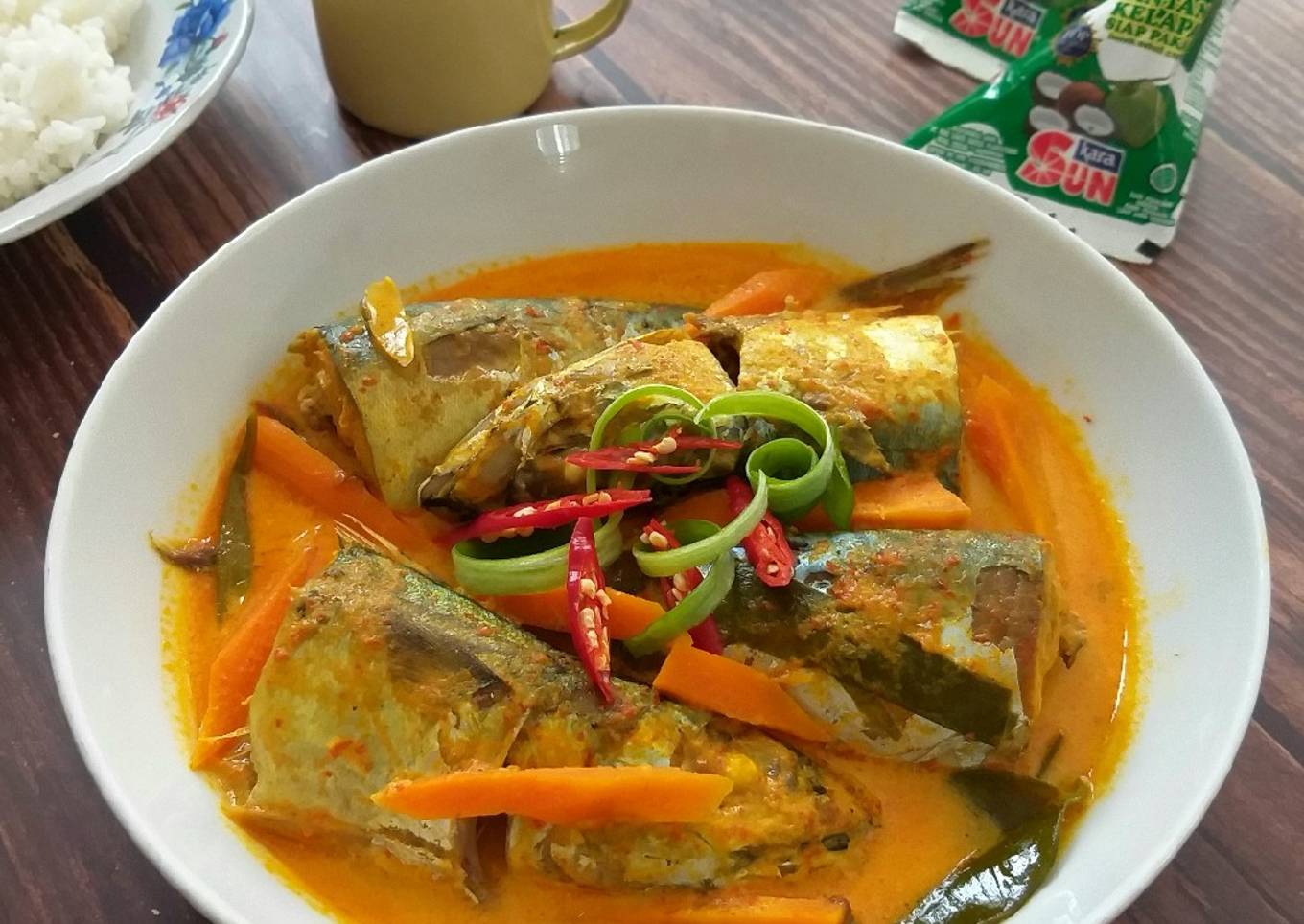 Santan Ikan Salem bumbu kuning