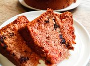 Gambar bolu panggang red velvet