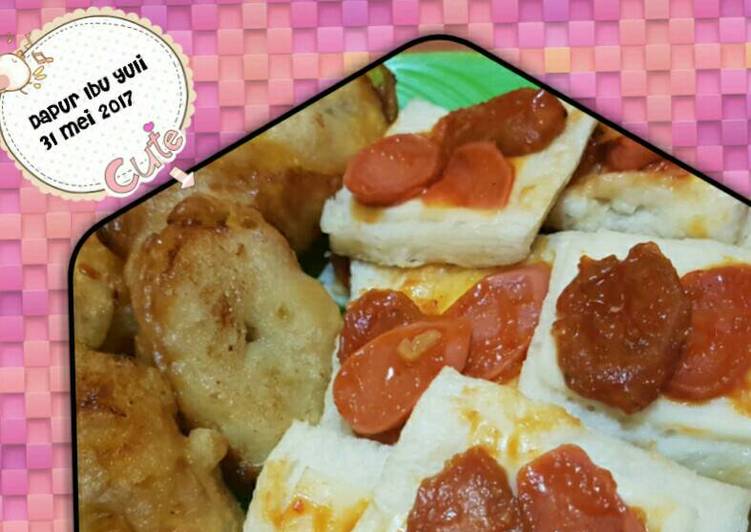 Bumbu Pizza mini roti tawar | Bahan Membuat Pizza mini roti tawar Yang Lezat Sekali