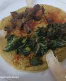 Hummus de acelgas con champiñones