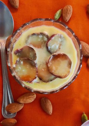 A picture of Mother's Sweet Potato Kheer.