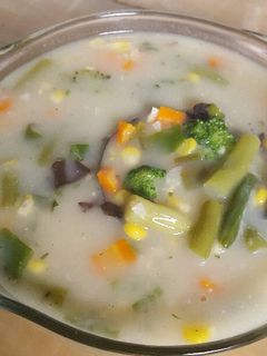 Foto resep Sup krim sayuran instan