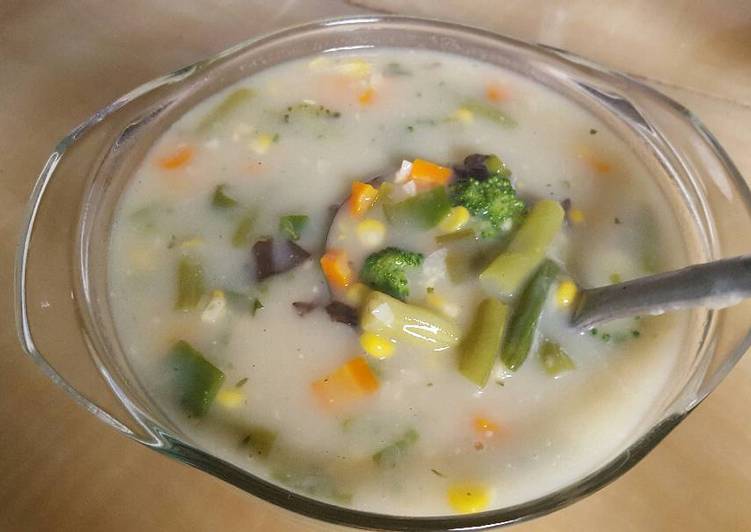Sup krim sayuran instan