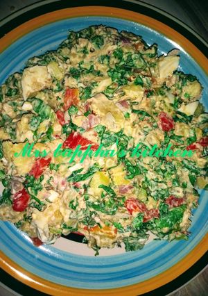 A picture of Irish potato salad.