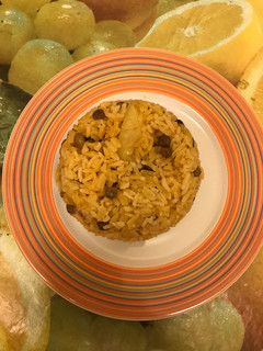 Una foto de Moro de guandules con coco