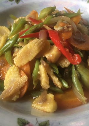 Foto resep Oseng Buncis Wortel Jagung Muda