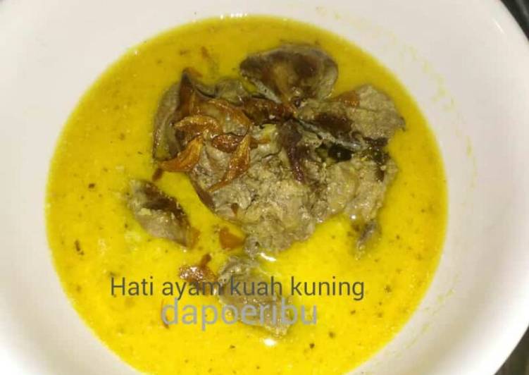 Hati ayam kuah kuning
