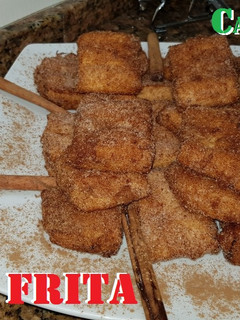 Una foto de Leche frita de Semana Santa
