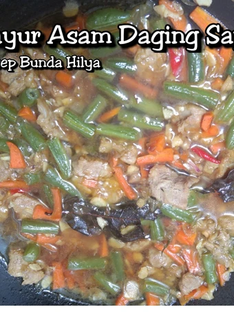 Langkah Mudah untuk Menyiapkan Resep Sayur Asam Daging Sapi yang Uenak Anti Ribet, Mantap Sekali